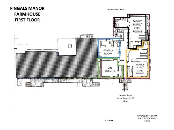 Manor Farmhouse first floor